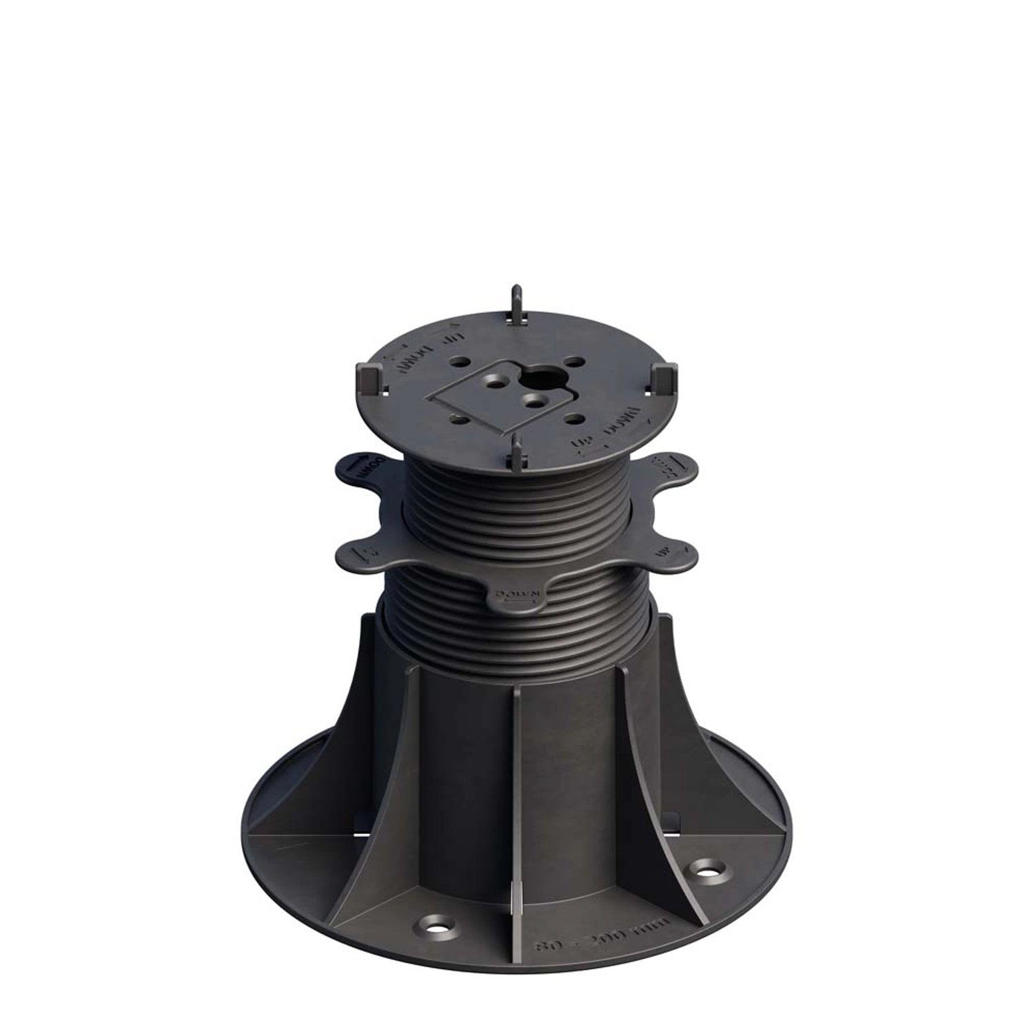 Wspornik regulowany tarasowy - 80-200 mm