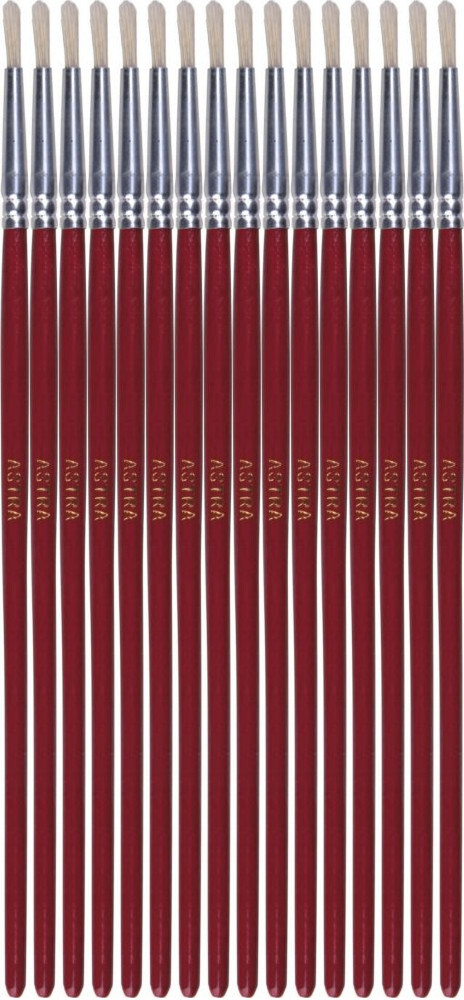 16x Pędzel szkolny Astra, nr 1, okrągły