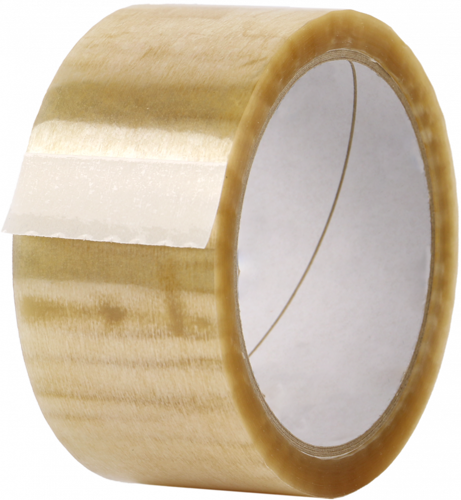 Taśma pakowa, kauczukowa solvent, 48mm x 60m, transparentny