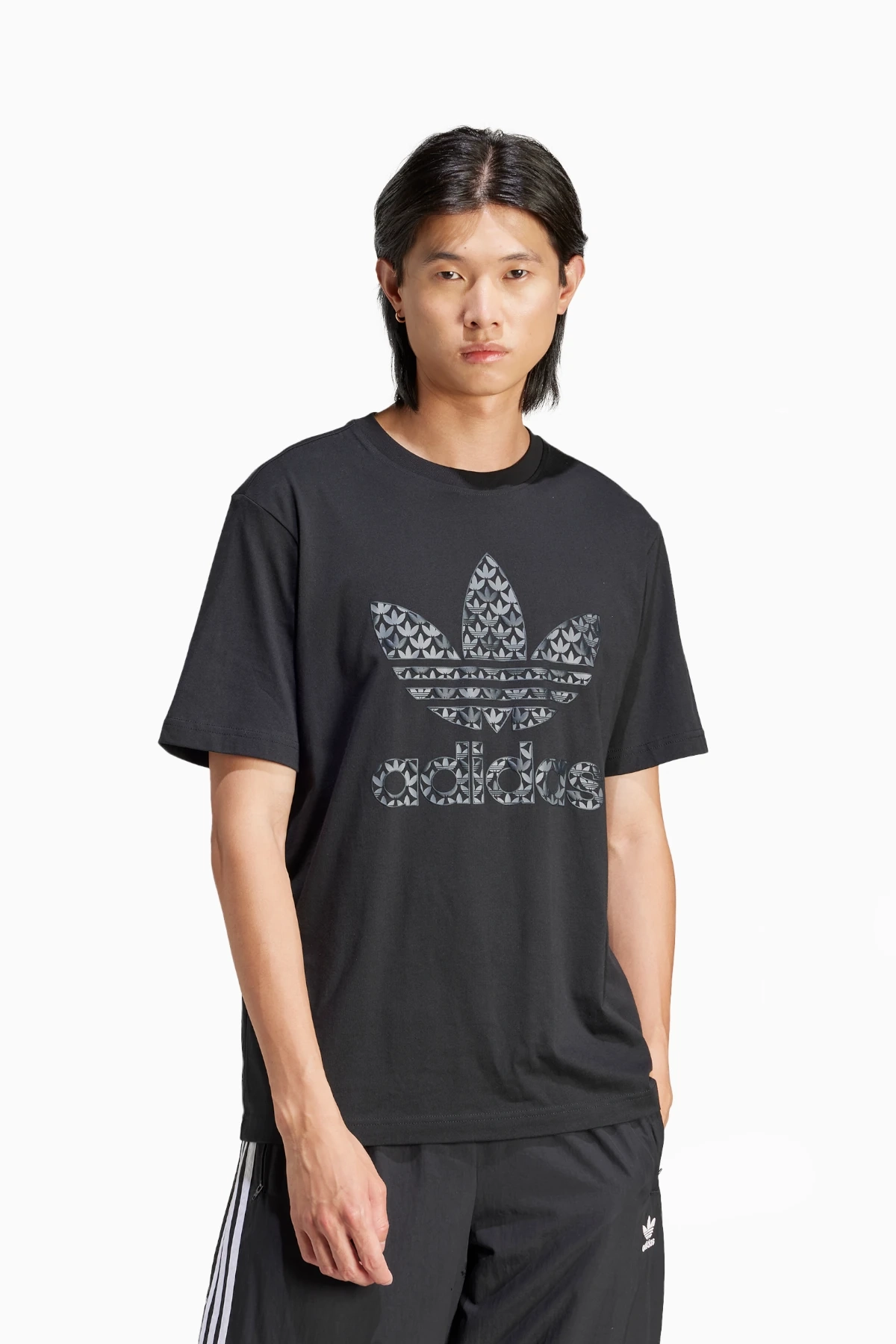 Koszulka adidas Classic Monogram Graphic - Czarny