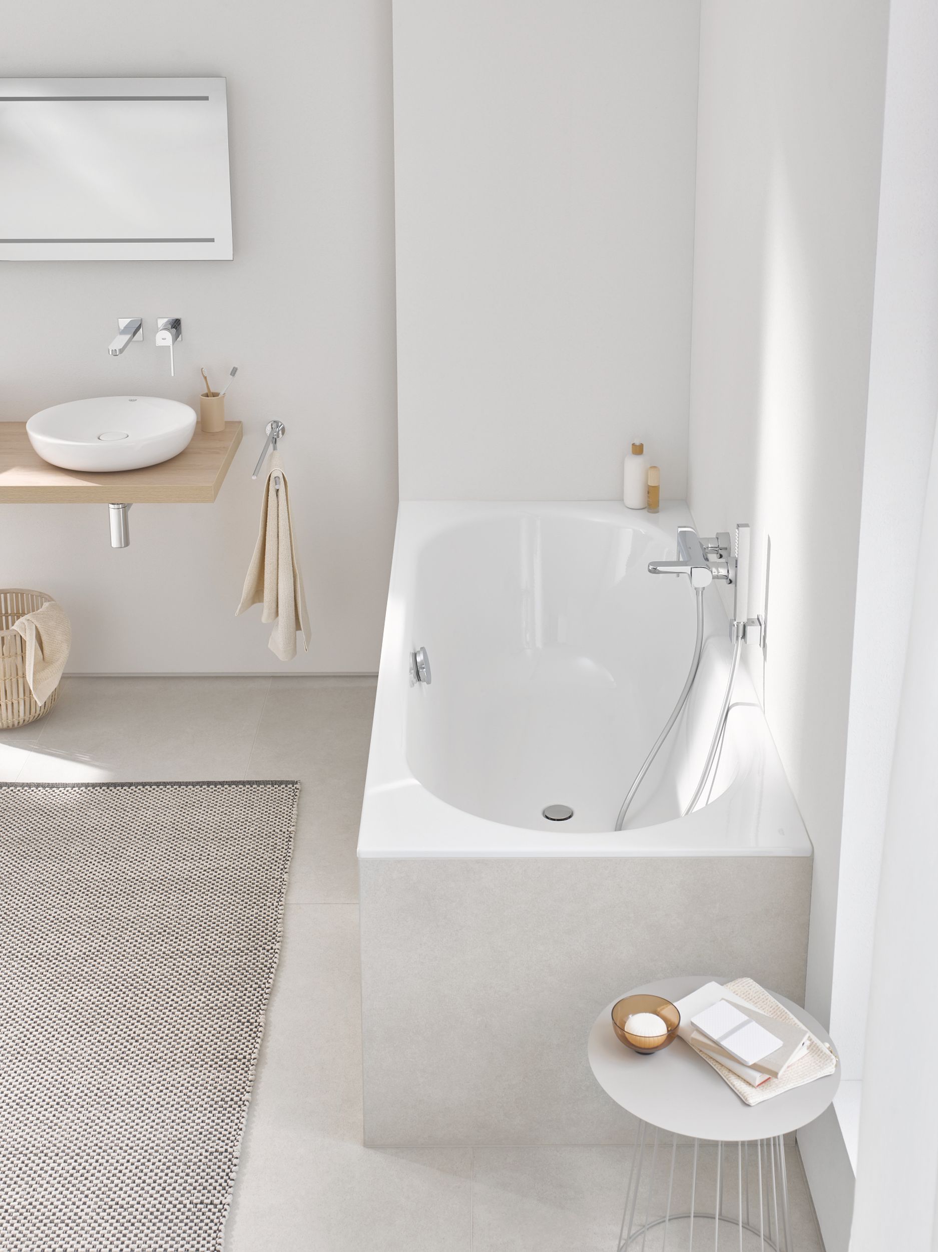 Grohe Euphoria Cube uchwyt prysznicowy ścienny chrom 27693000 - Wysyłka w 24h