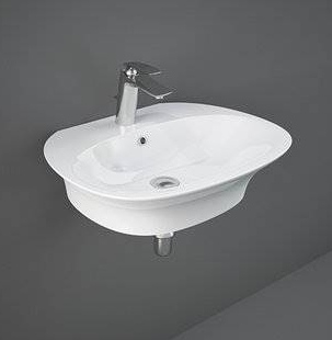 Rak Ceramics Sensation umywalka 60x46 cm ścienna biała SENWB6001AWHA
