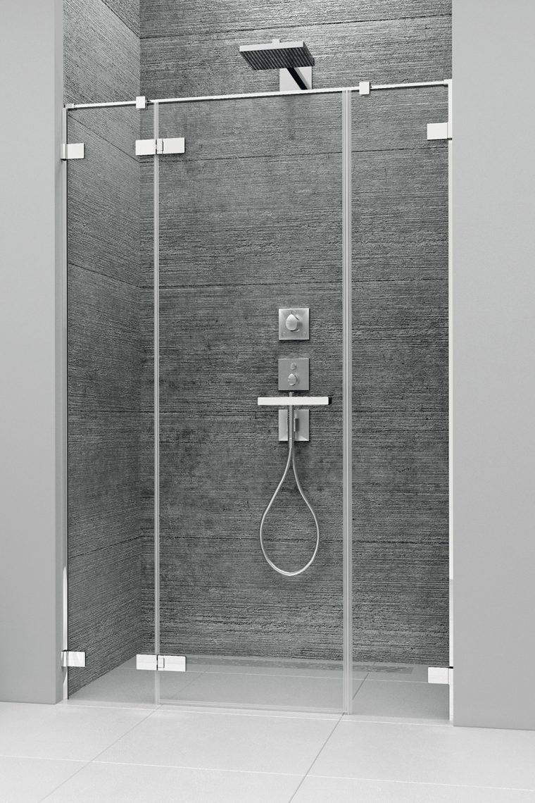 Radaway Arta DWJS drzwi prysznicowe 72 cm uchylne chrom połysk/szkło przezroczyste 386456-03-01L