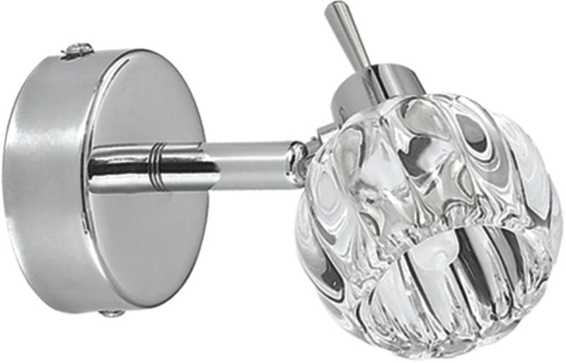 Candellux Bombola kinkiet 1x40W chrom/kryształ 91-70289 - Wysyłka w 24h