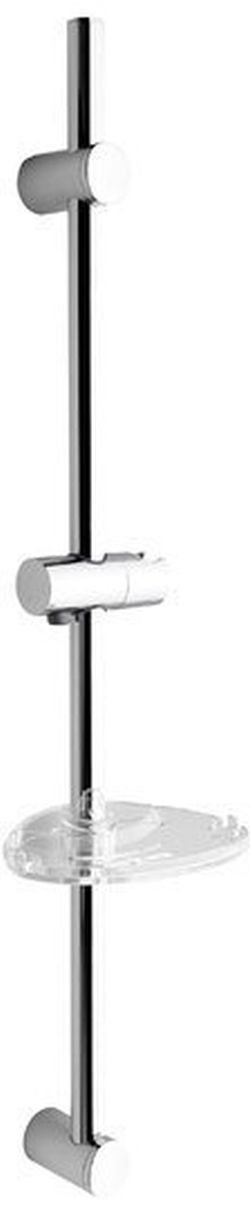 Sapho drążek prysznicowy 81 cm z mydelniczką chrom 1206-06