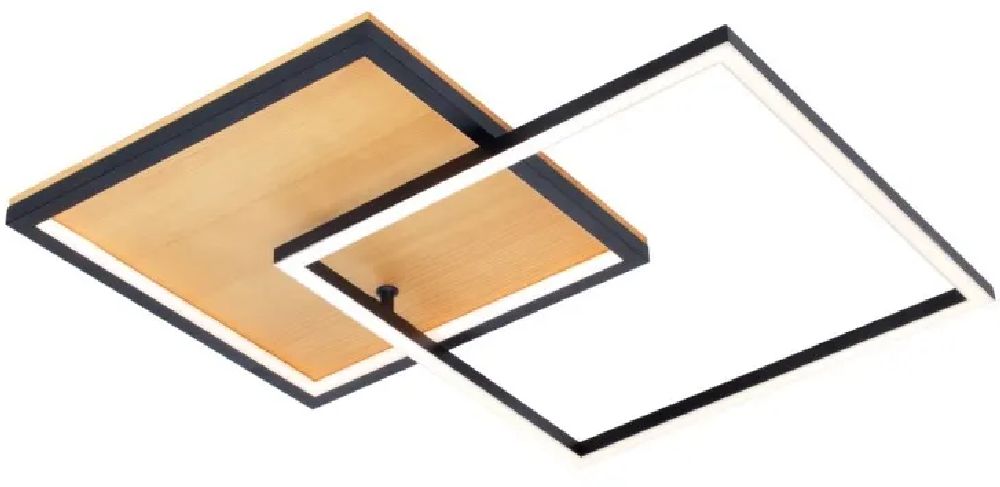 Italux Noris lampa podsufitowa 1x28 W czarna PLF-82738-28W-WO