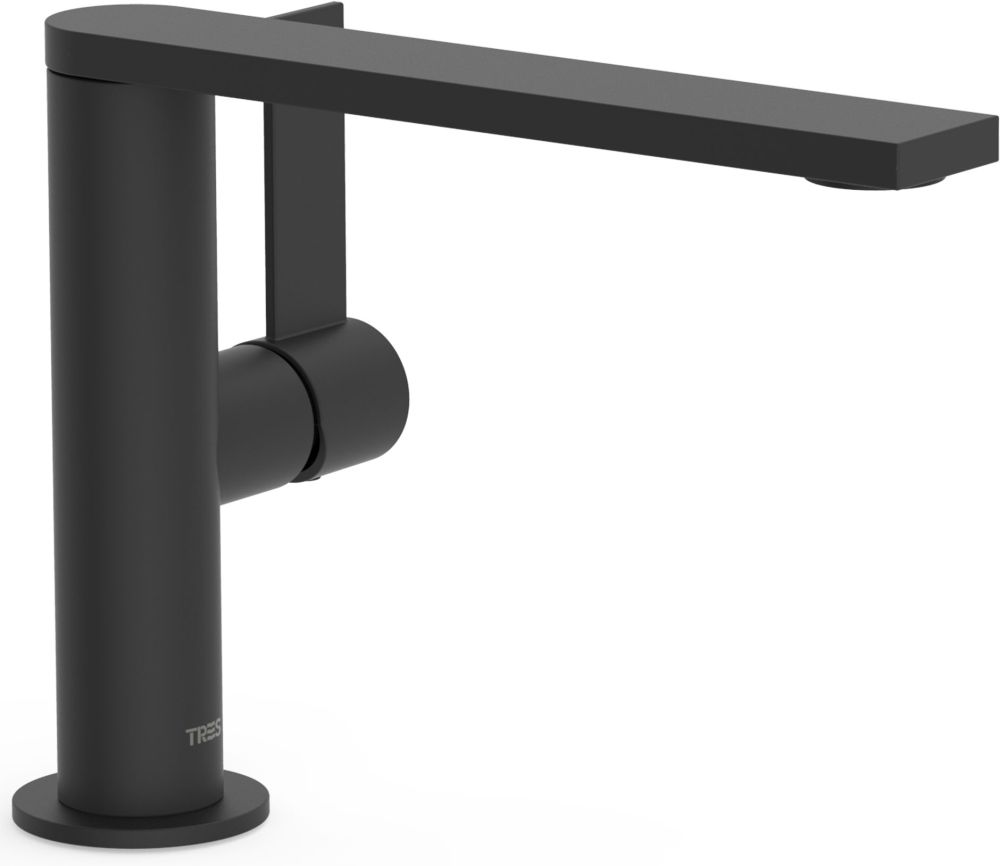 Tres Project-Tres bateria umywalkowa stojąca czarny mat 21120501NM