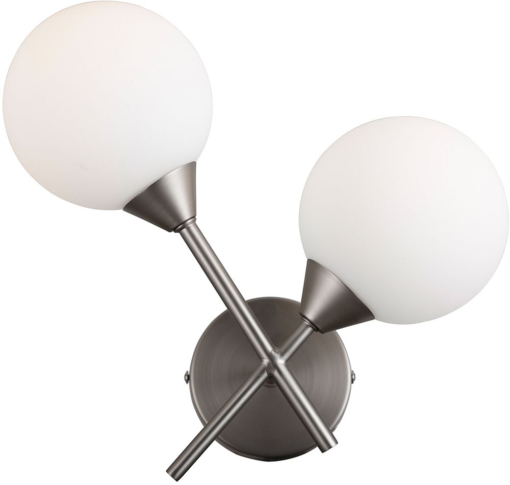 Italux Evora kinkiet 2x5 W nikiel WL-55342-2-SN