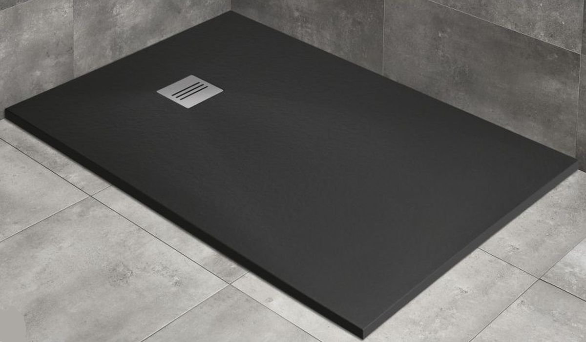 Radaway Kyntos F brodzik prostokątny 140x70 cm czarny HKF14070-54