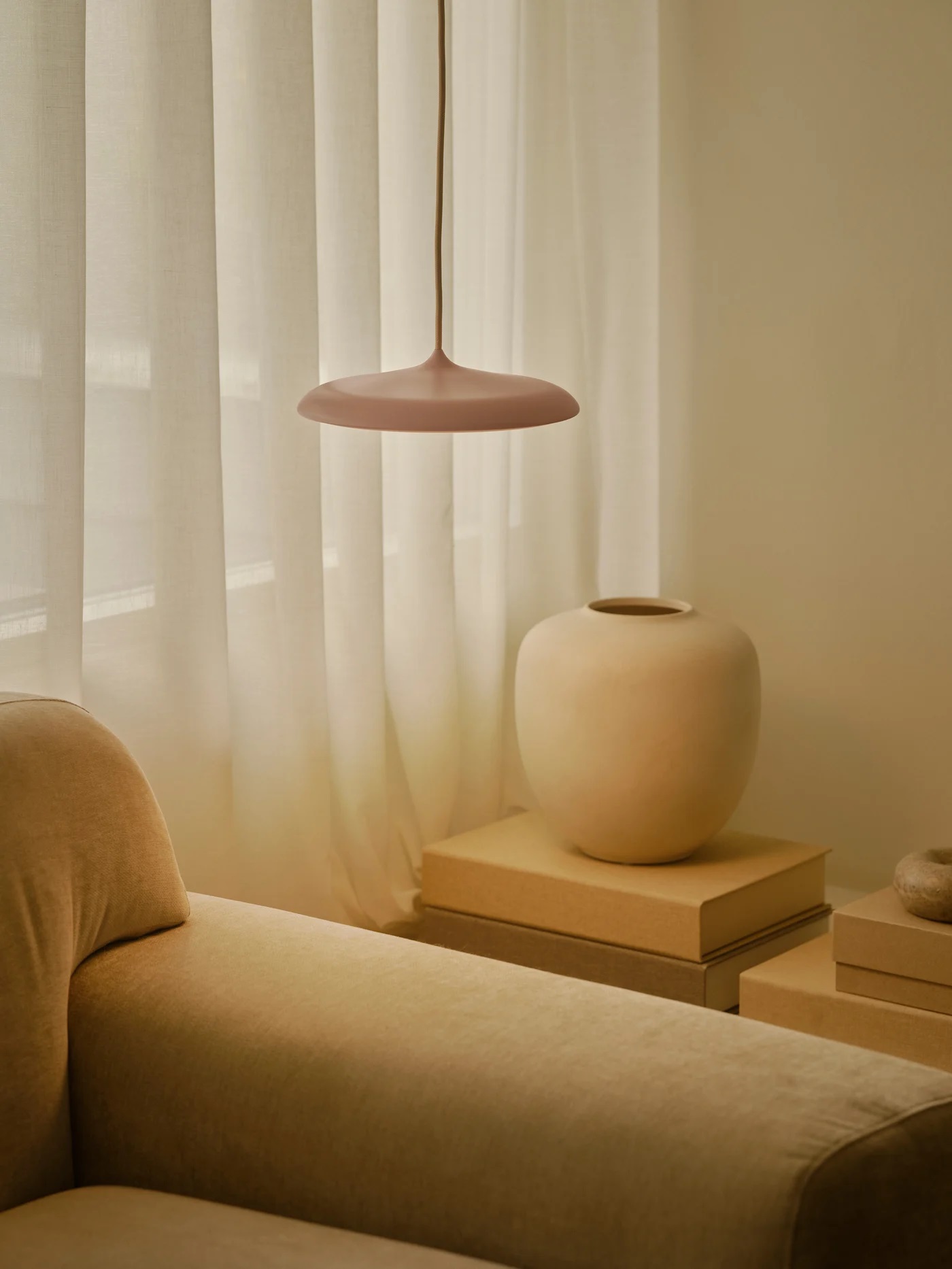 Nordlux Artist lampa wisząca 1x14 W zakurzona róża 2420203057