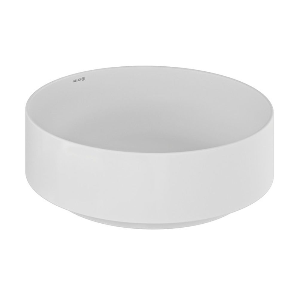 Kludi Resa R umywalka z korkiem 40x40 cm okrągła nablatowa biały mat 58CW1053 - Wysyłka w 24h