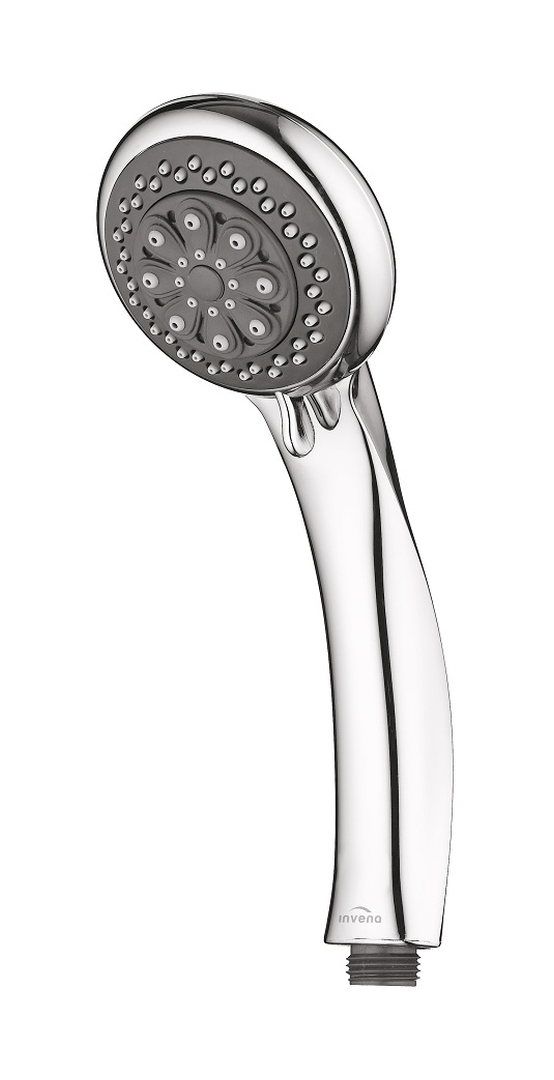 Invena Paxos słuchawka prysznicowa chrom/czarny AS-79-001
