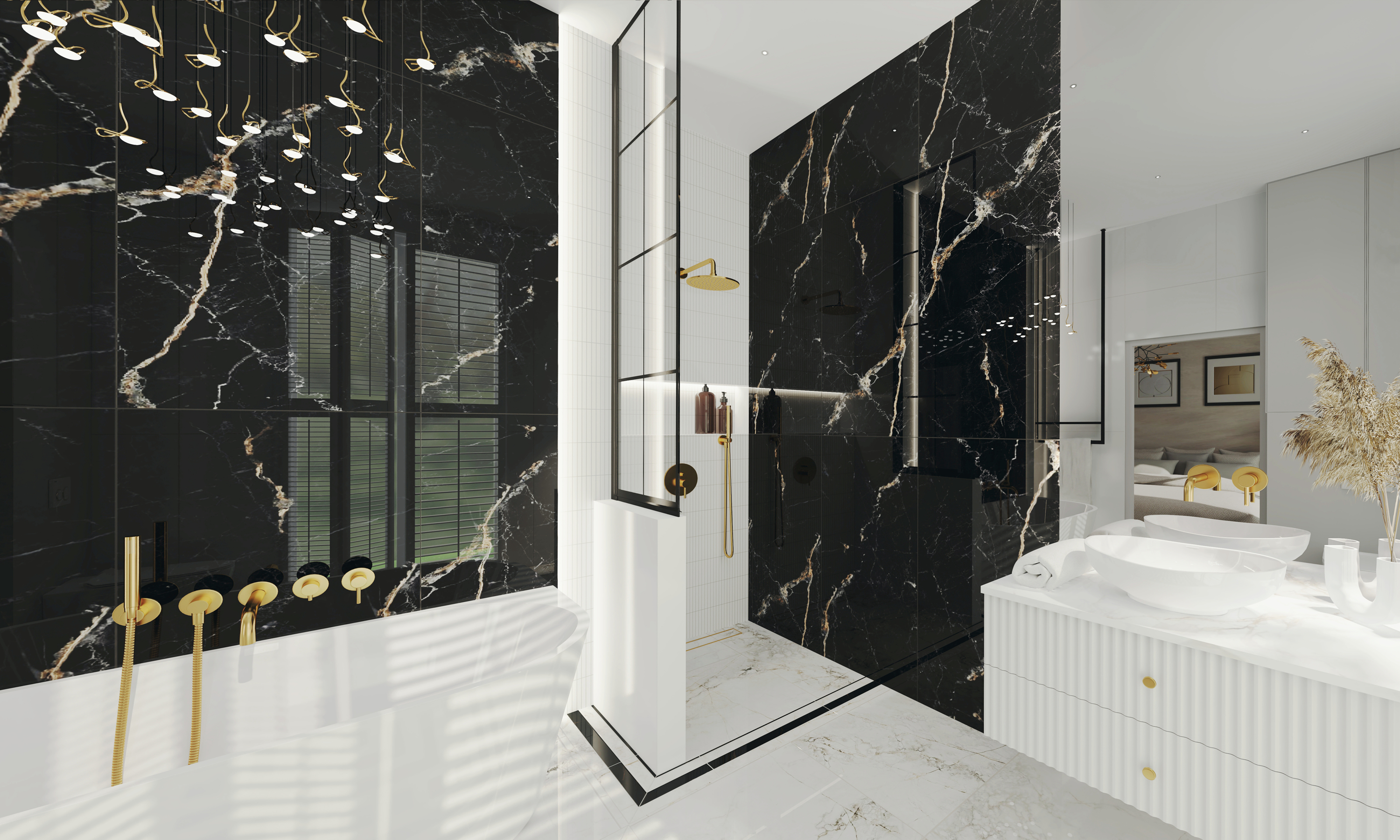 Egen Cosmic Black płytka ścienno-podłogowa 60x120 cm