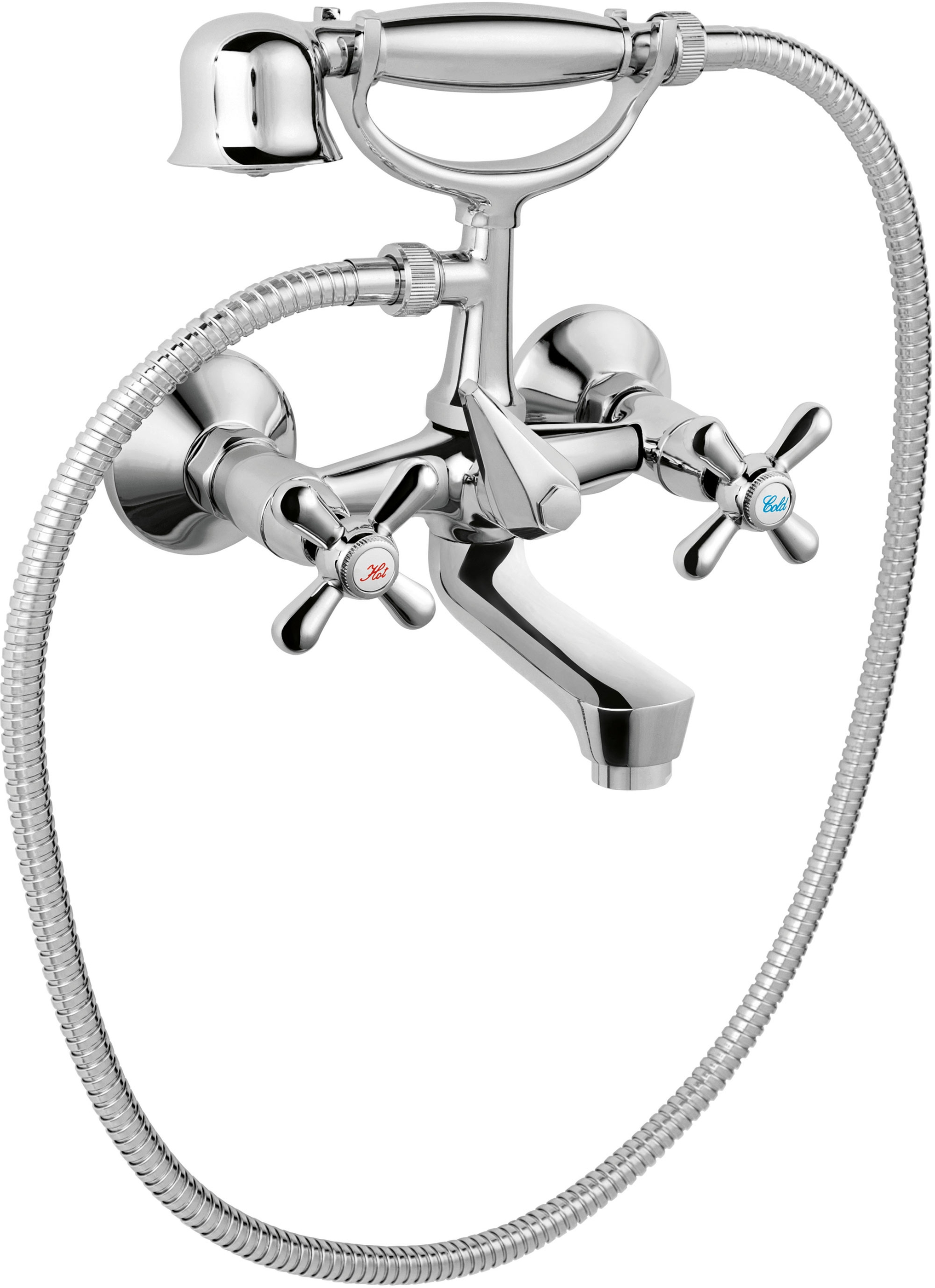 Ferro Retro bateria wannowo-prysznicowa ścienna chrom XR11