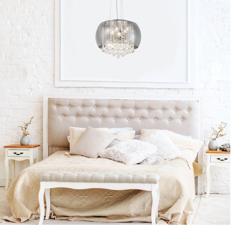 Rabalux Ninelle lampa wisząca 6x40 W chrom 3599