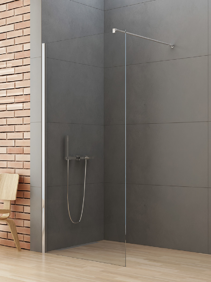 New Trendy New Soleo ścianka prysznicowa walk-in 70 cm chrom połysk/szkło przezroczyste K-0457-WP