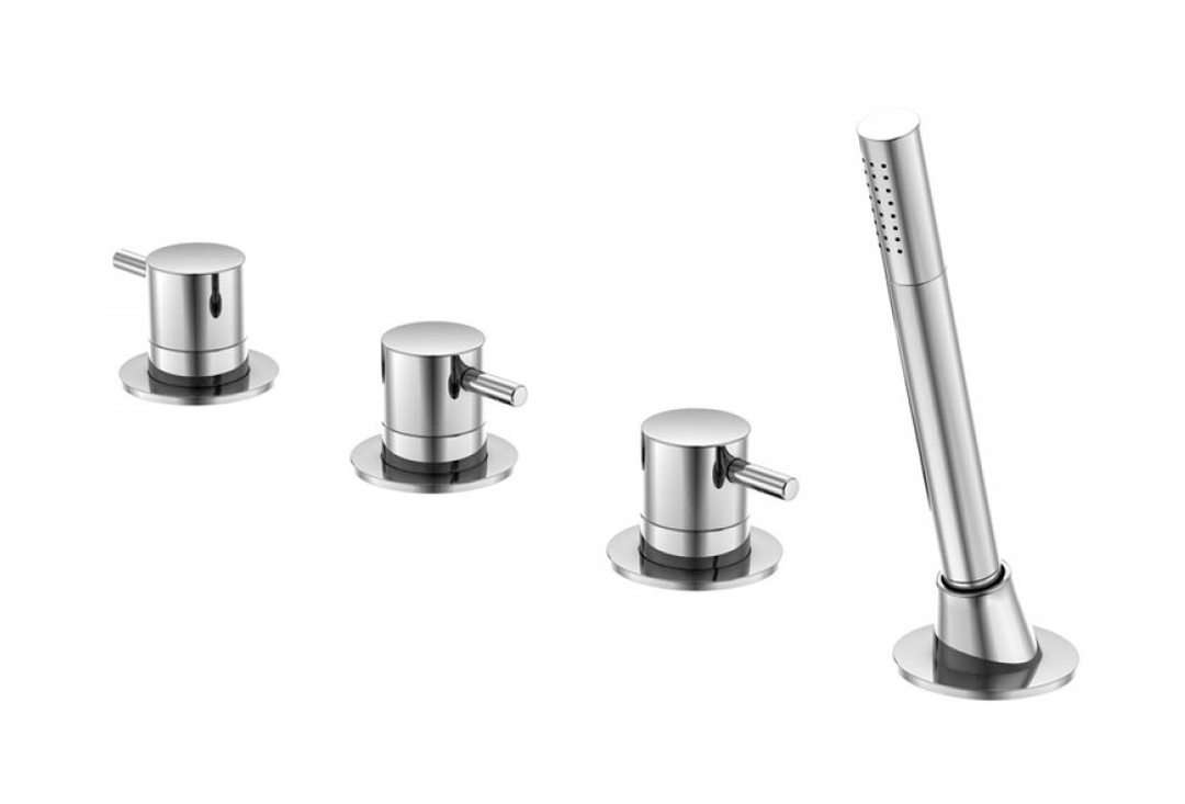 Steinberg 100 bateria wannowo-prysznicowa 4-otworowa chrom 1002480