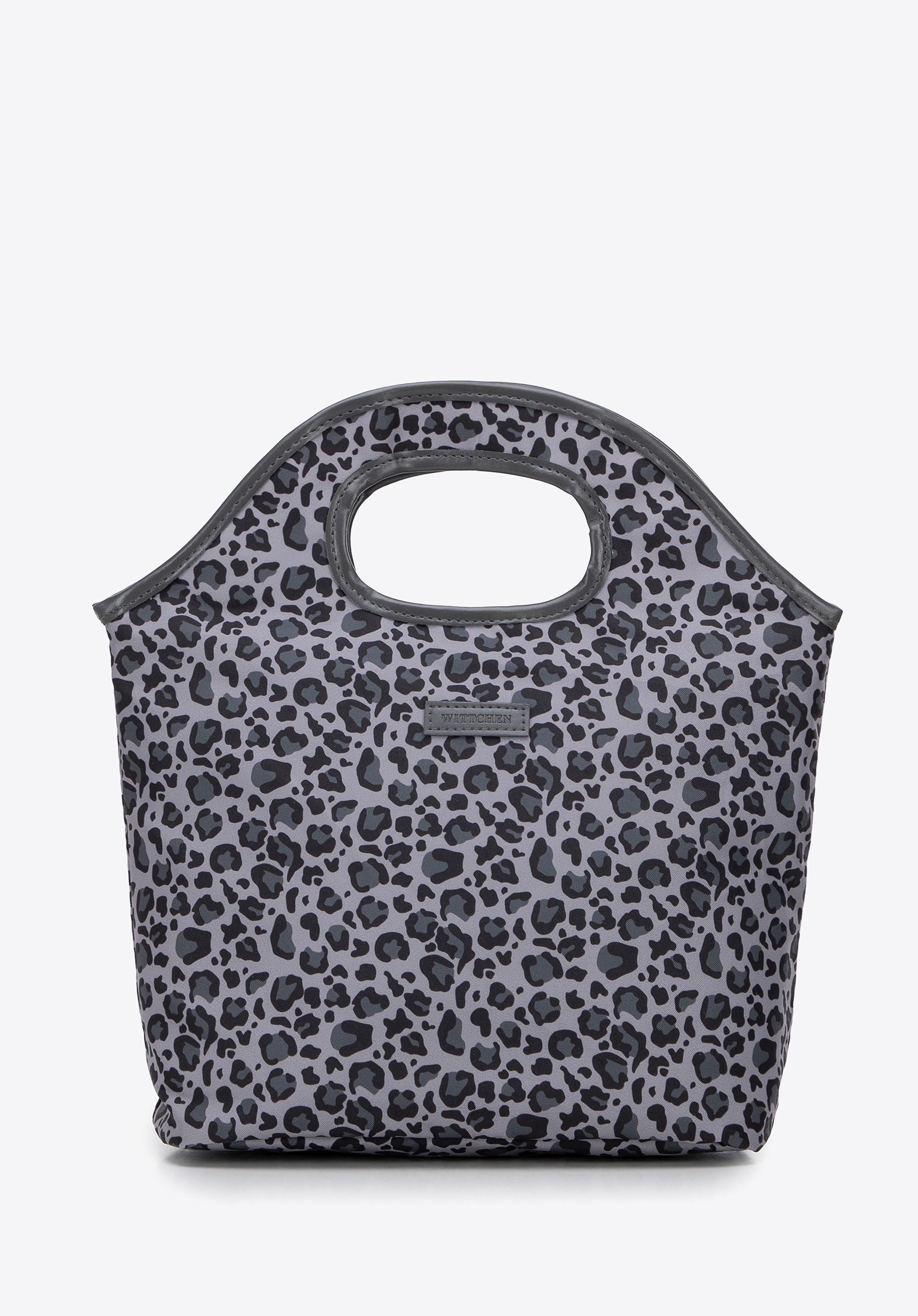 Torba na lunch czarno - szara