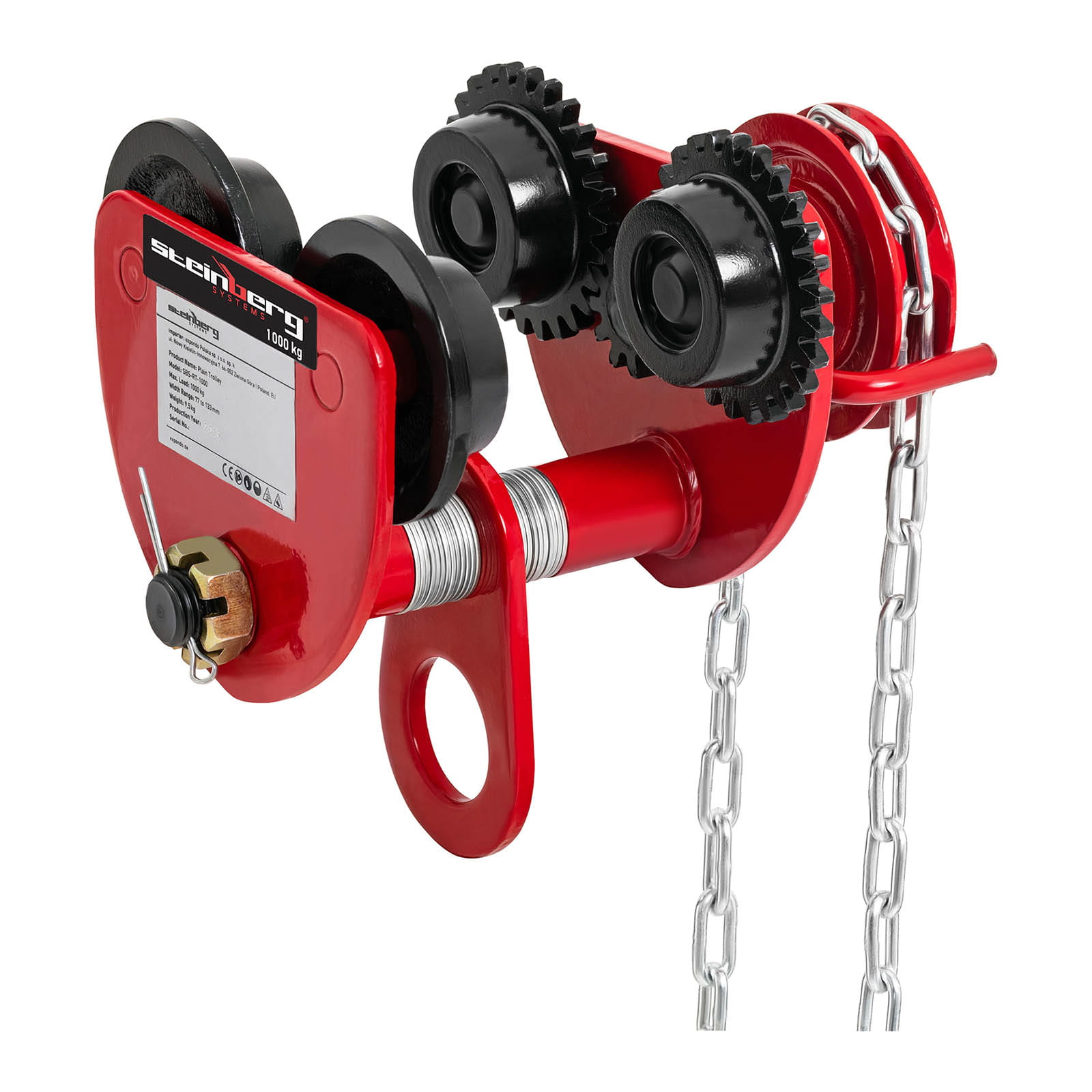 Wózek suwnicowy z napędem łańcuchowym do 1000kg