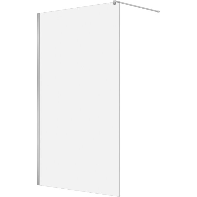 NEW TRENDY Kabina VELIO walk-in 90x200 szkło czyste 8mm z powłoką D-0