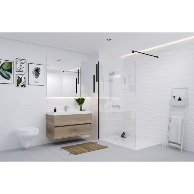 Płytka ścienna PEROUSO WIND white structure satin 29,7x60 gat. II