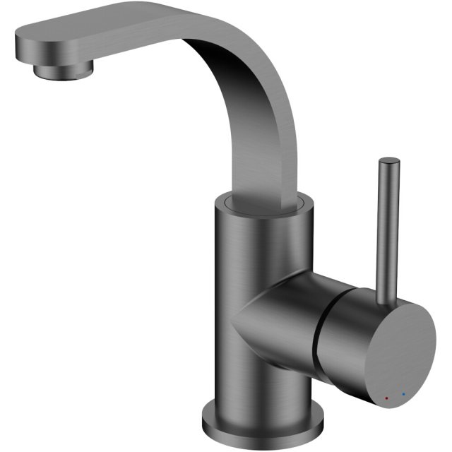 BESCO Bateria umywalkowa stojąca DECCO II grafitowy BU-DII-GR