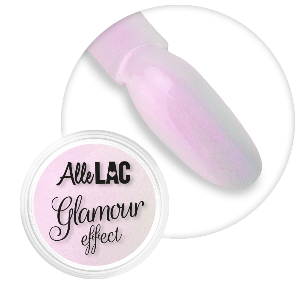 Pyłek do paznokci Glamour Effect AlleLac Purple 1g Nr 4