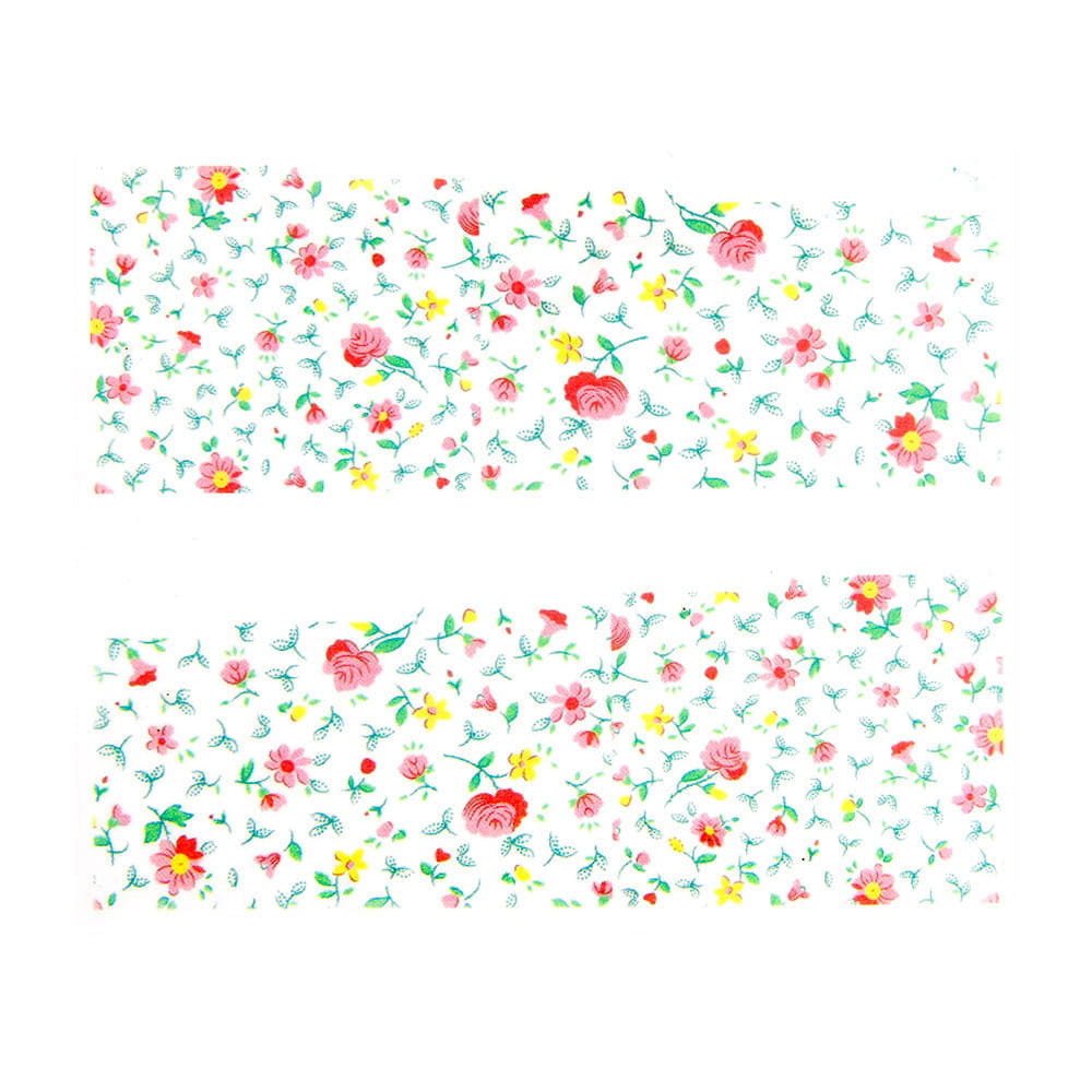 Naklejki wodne do paznokci arkusz 6,5 x 5,5 cm na 10 palców yb Nr 628