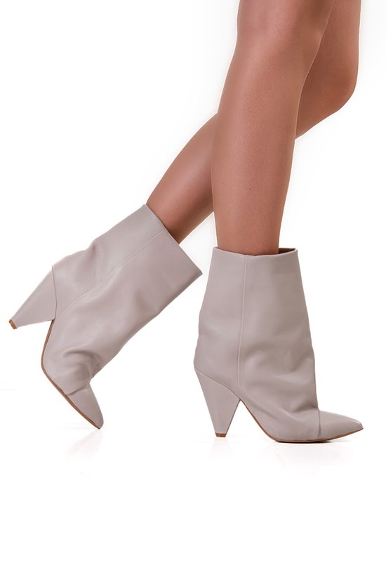 Botki damskie 4807K90/15 Silver lico