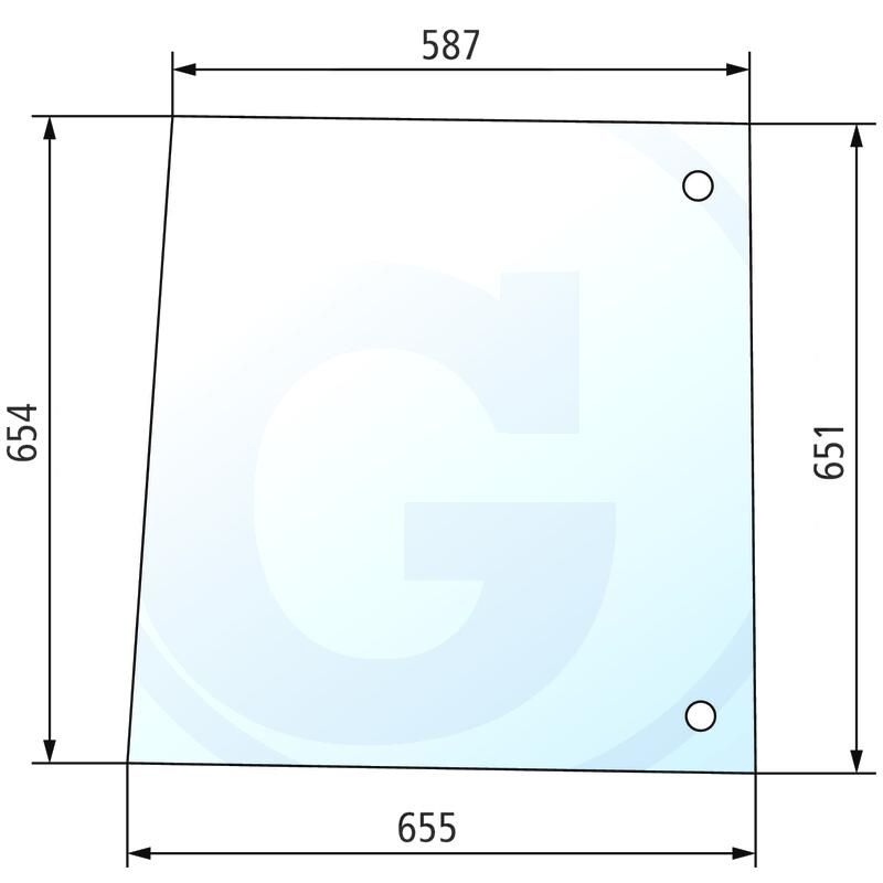 Szyba boczna prawa i lewa Renault 461 551 6005001528