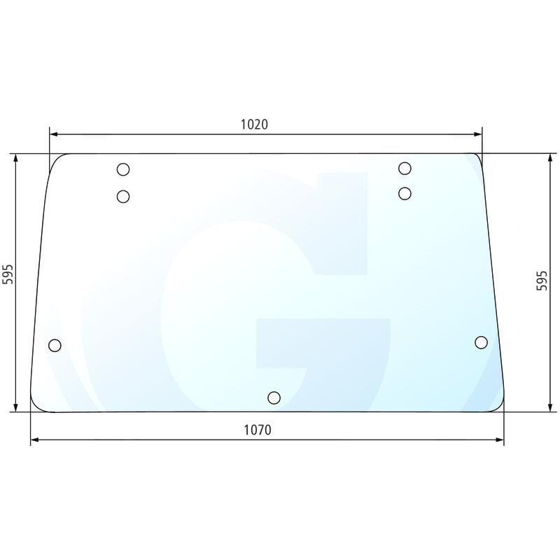 Szyba tylna FIAT 5121385, 5113393