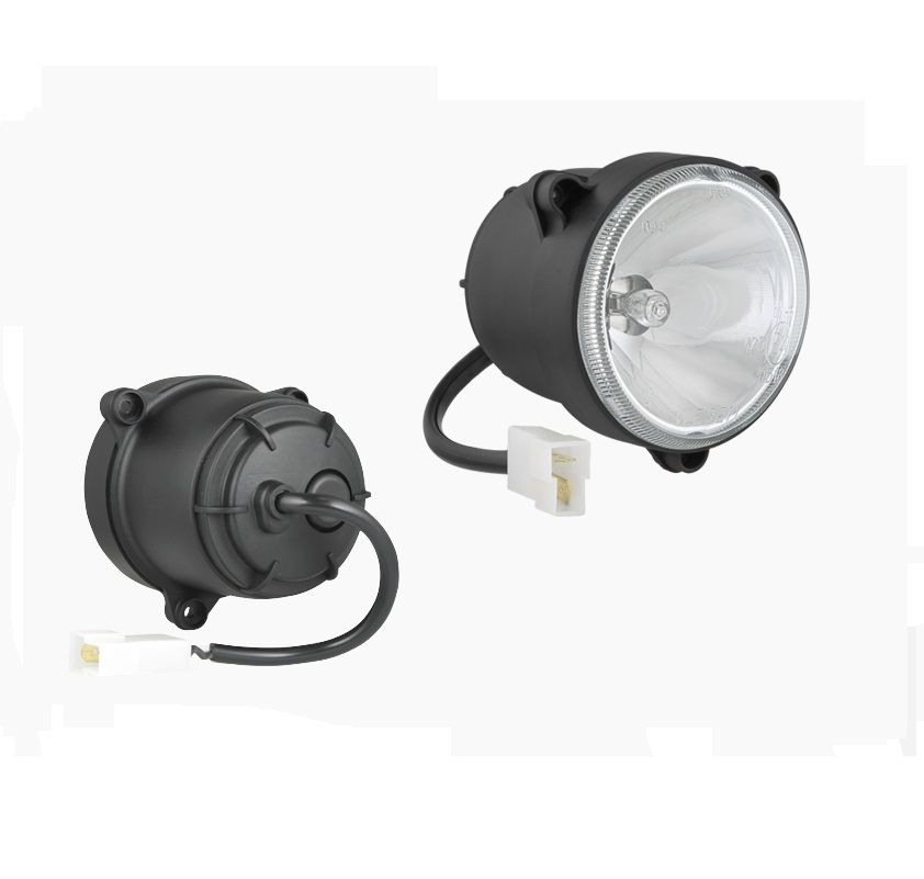 Drogowy reflektor halogenowy przewód i złączem AMP Faston HO4.41621 i żarówką HO4.41622 Wesem