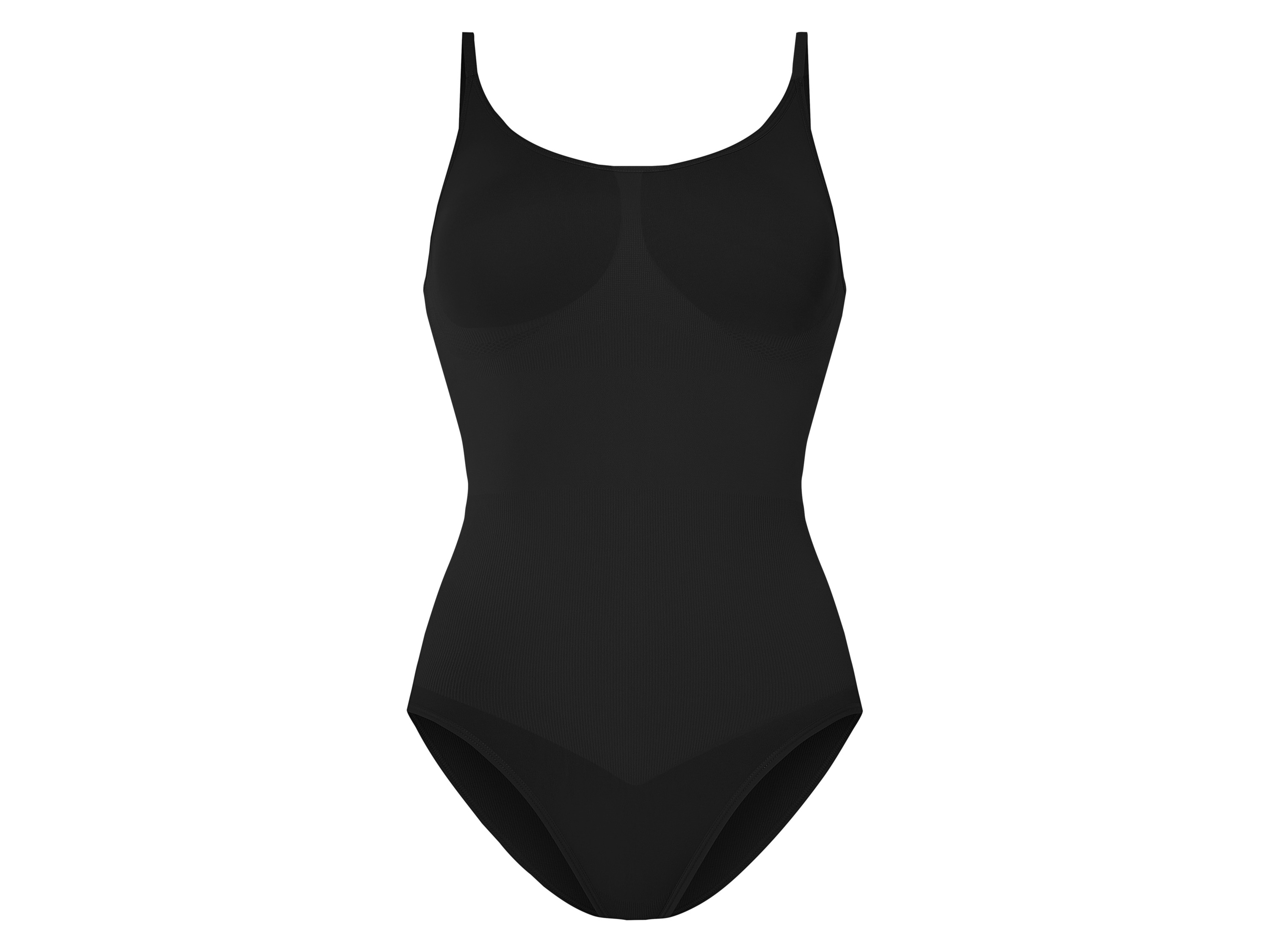 esmara Bezszwowe body modelujące Czarny, Xl48/50