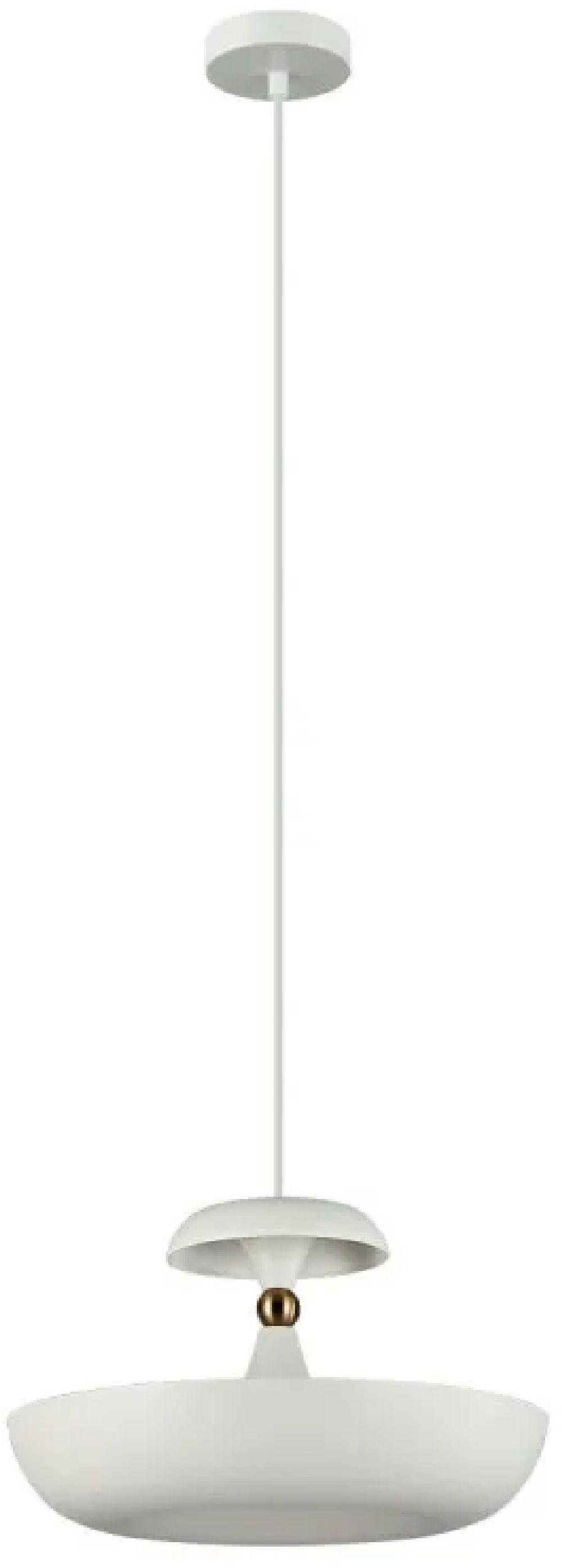 Darmowa Dostawa - Lampa wisząca 1x40 W biała Italux Marina PND732211LWH