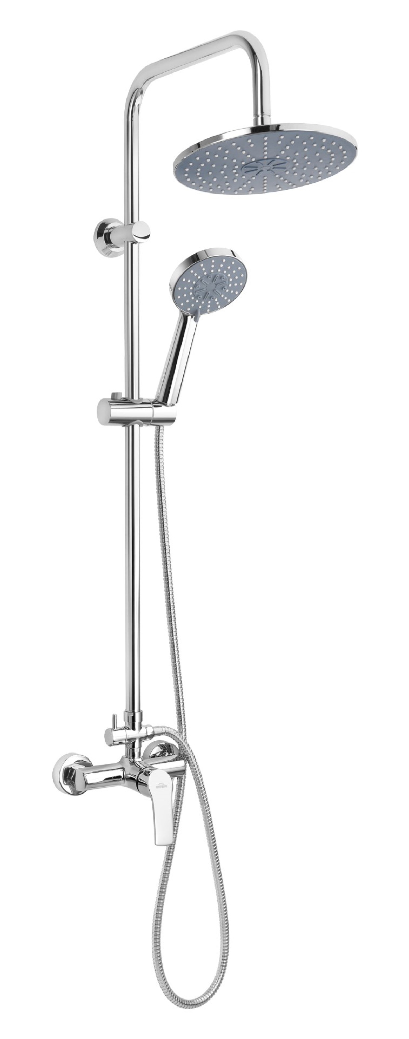 Darmowa Dostawa - Zestaw prysznicowy ścienny chrom Invena Malta AU27B01