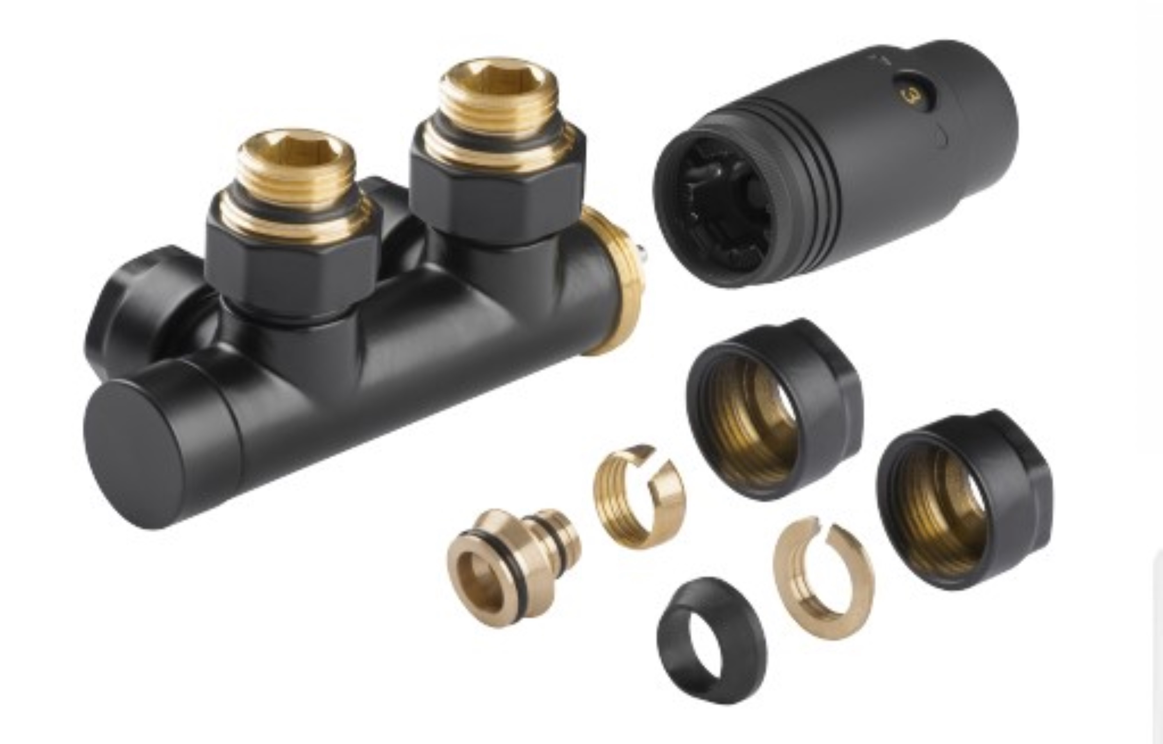 Darmowa Dostawa - Zestaw termostatyczny czarny Invena PROV CZ91015