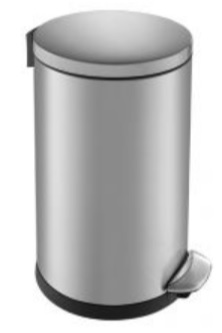 Darmowa Dostawa - Kosz na śmieci 3 l stal Merida Top Silent Luna KIM417