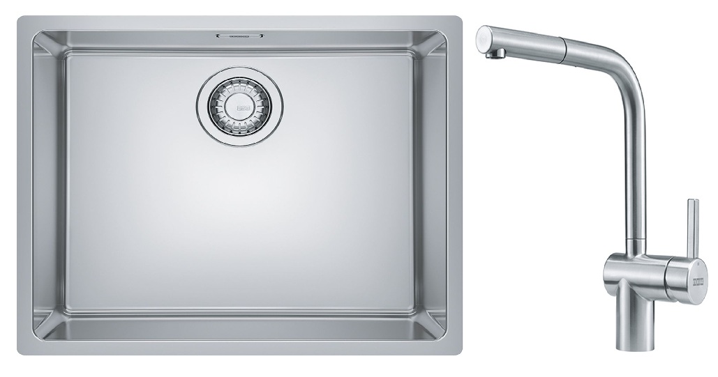 Darmowa Dostawa - Zlewozmywak z baterią /stal Franke Maris abset9443