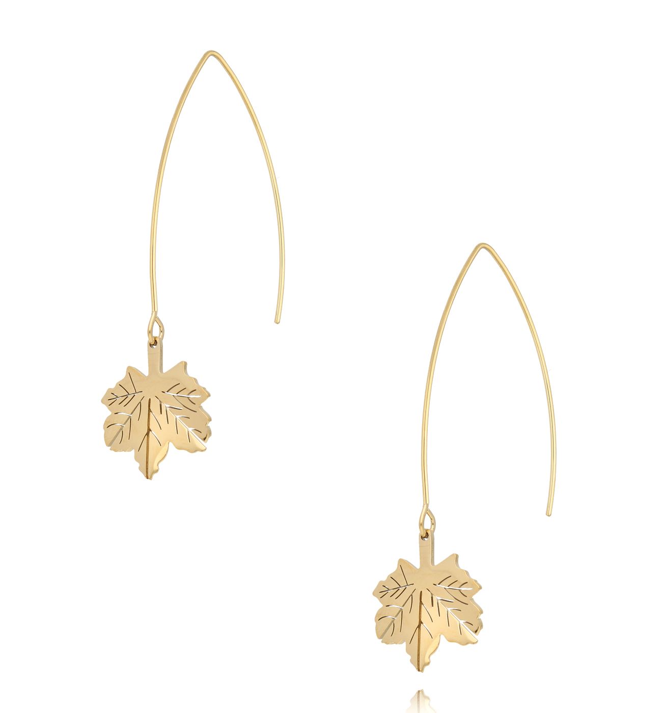 Kolczyki złote z lisicami KSA2140