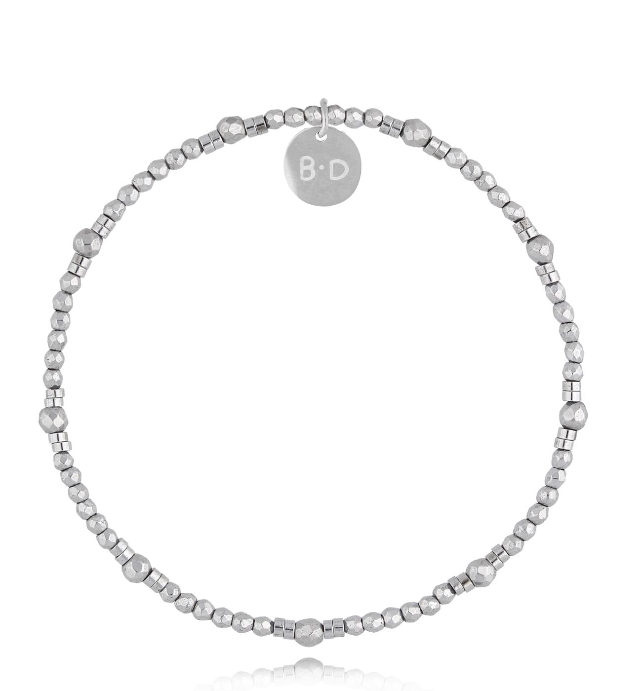 Bransoletka ze srebrnymi hematytami Longet BTW2592