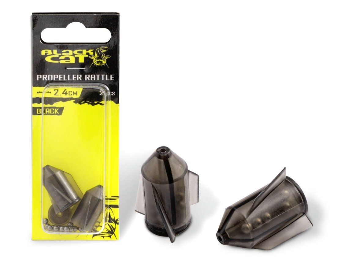 Black Cat Wirnik z grzechotką Propeller Rattle Rotates 2,4cm black