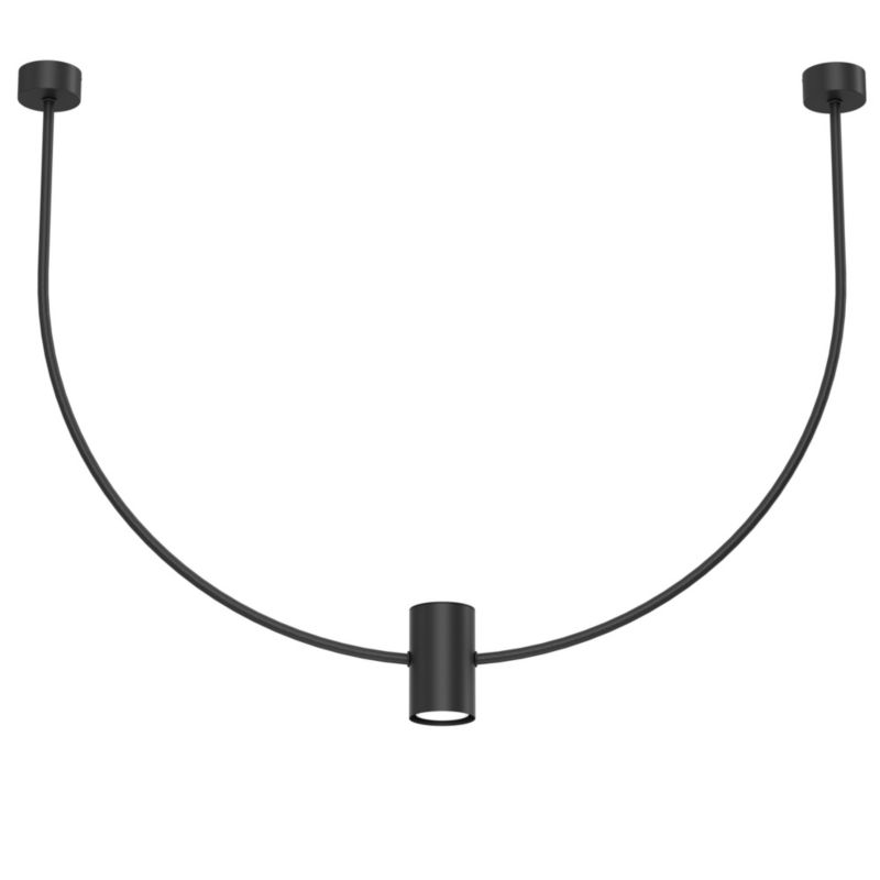 Lampa wisząca Shilo No. C 0879 czarna minimalistyczna 1xGU10 x 10W 1 szt.