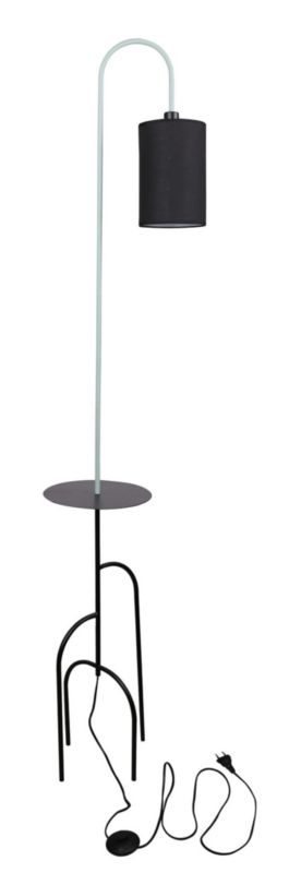 Lampa podłogowa stojąca Candellux Ravello czarna 1 x E14 x 40W wym: 175 x 34 x 25 cm - 1 szt.
