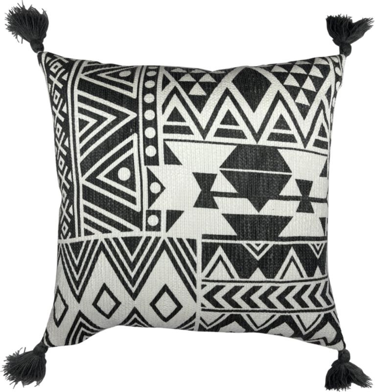 Poduszka bawełniana 45 x 45 cm ślubna biało szara