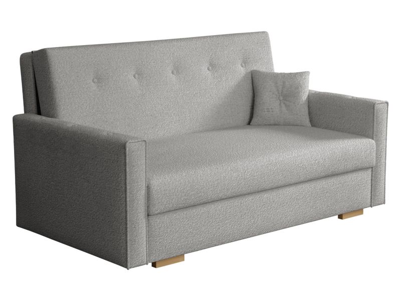 Kanapa MIRJAN 24 trzyosobowa Viva Sonic III jasnoszara bukla 1 szt.