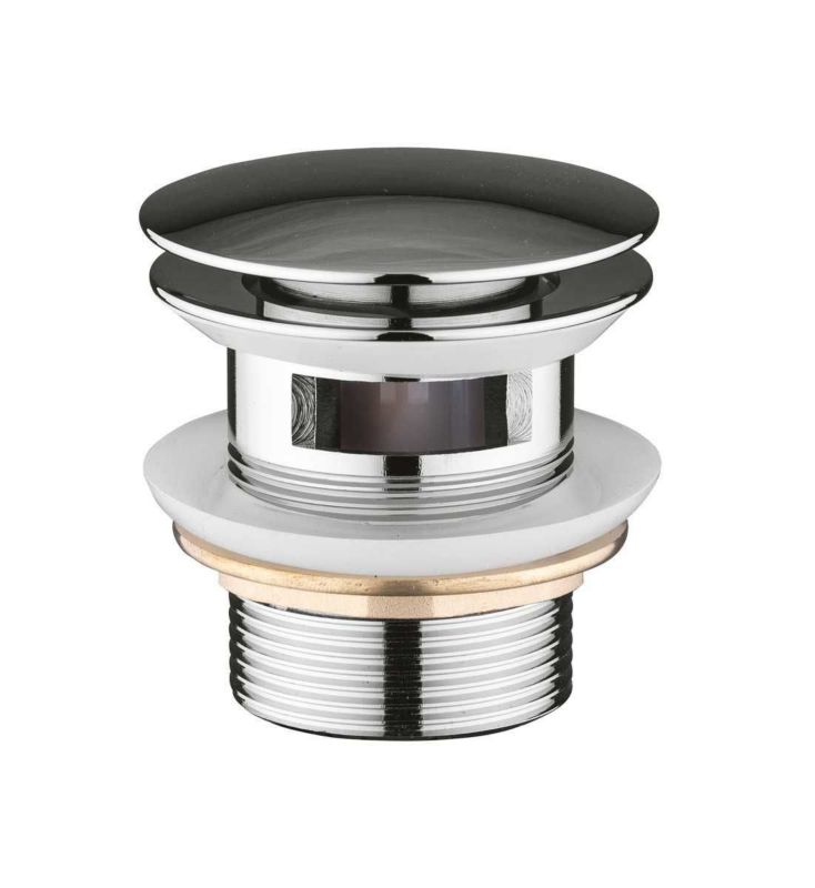 Korek klik-klak do wanny Hagser z przelewem chrom-miedź 1 szt.