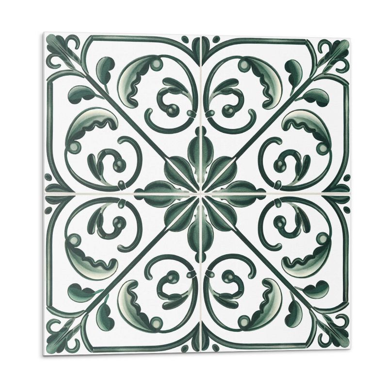 Kafelki samoprzylepne Wallfluent 30x30 cm Ornamentowe wzory roślinne w subtelnej formie 9 szt.