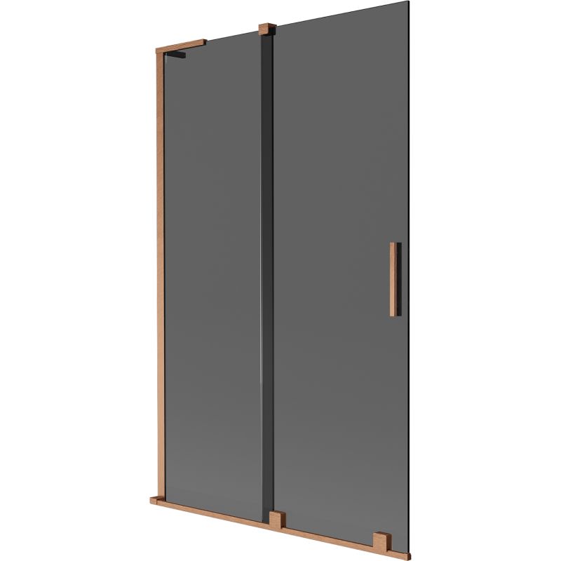 Parawan nawannowy przesuwany Mexen Velar L grafit 110x150 cm 1 szt.