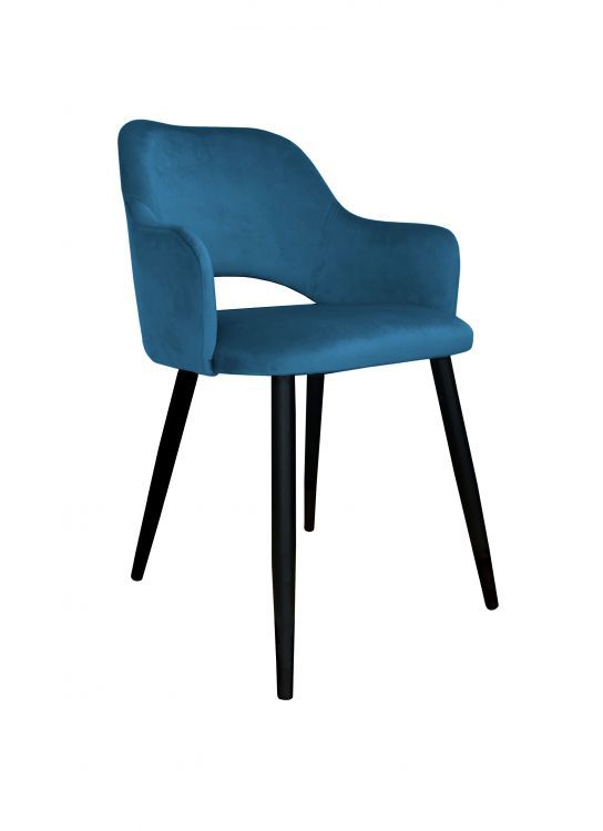 Krzesło NAPO VELVET ciemno niebieskie ATOS 1 szt.