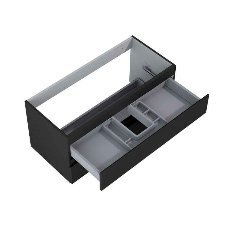 Szafka podumywalkowa 100cm Oltens Vernal cichy domyk czarny mat 1 szt.